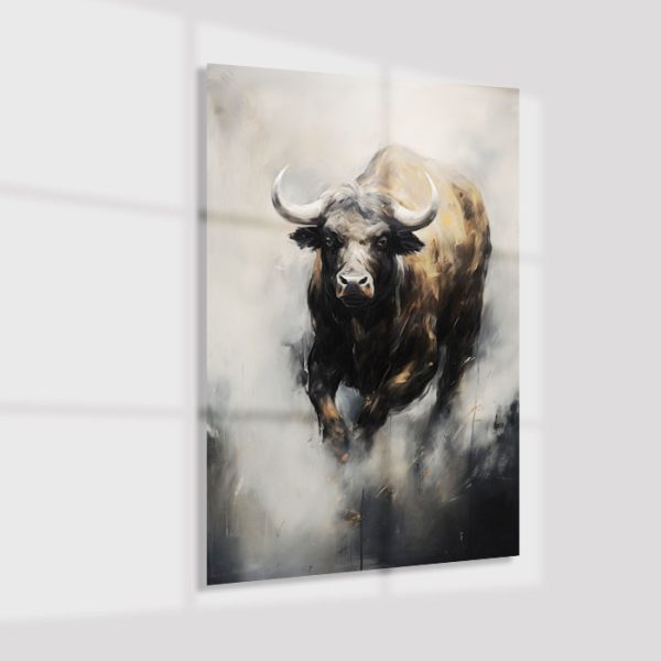Plexiglas4_23014-Buffalo in dust-Painting