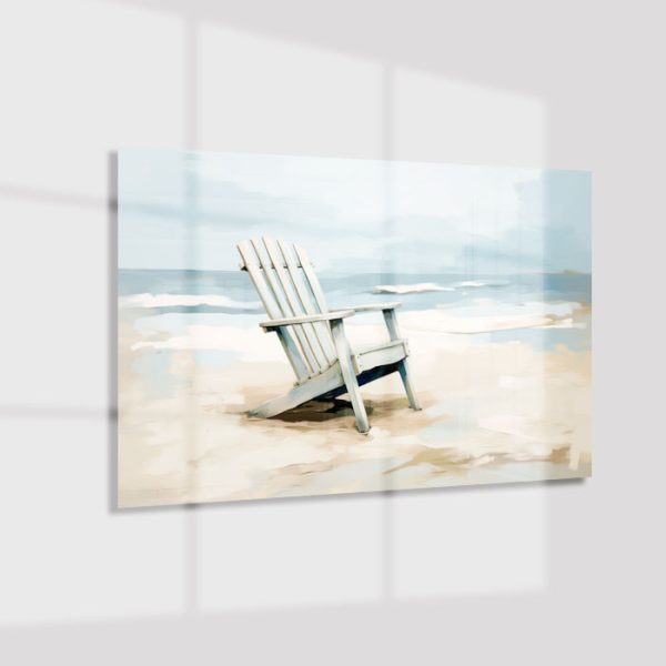 Plexiglas4_23036-Chair on the beach-Abstract painting