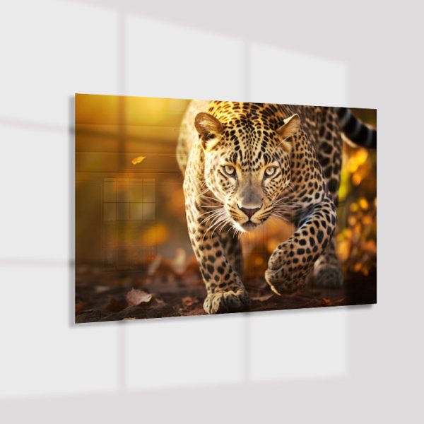 Plexiglas4_23055-Running leopard-Animals