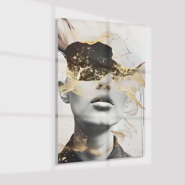 Plexiglas4_24071-Woman golden artwork-Artwork