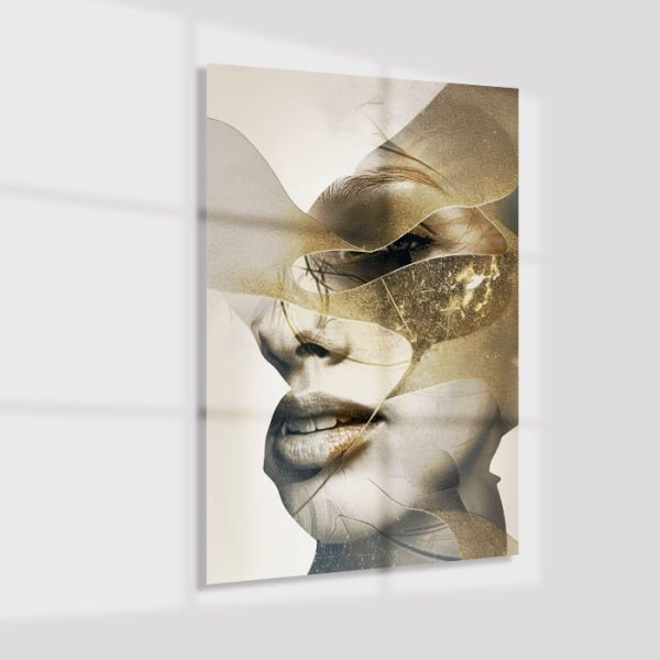 Plexiglas4_24072-Woman golden artwork-Artwork