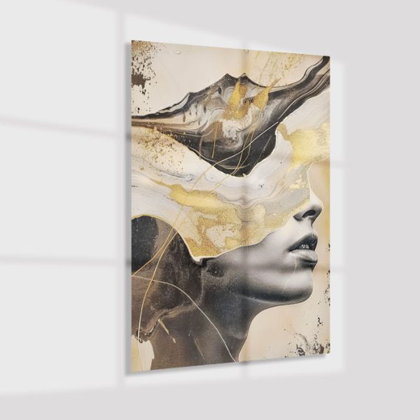 Plexiglas4_24075-Woman golden artwork-Artwork