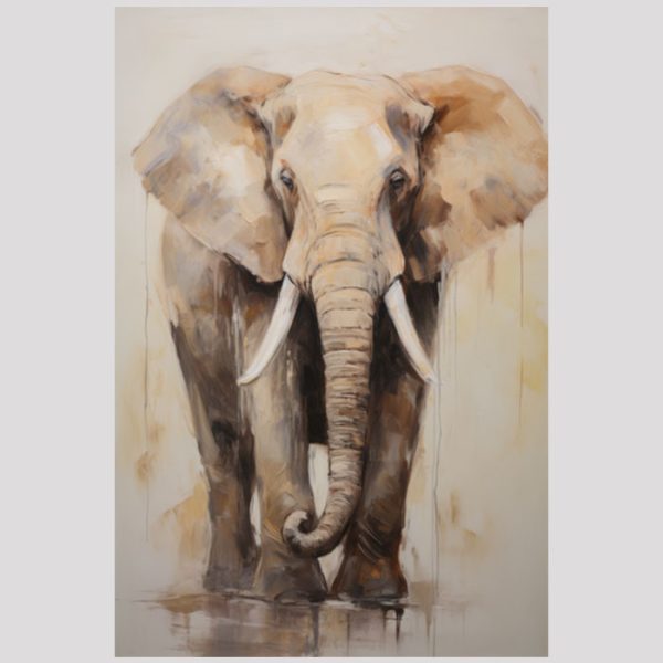vierkant_23007-Elephant beige tint-Painting