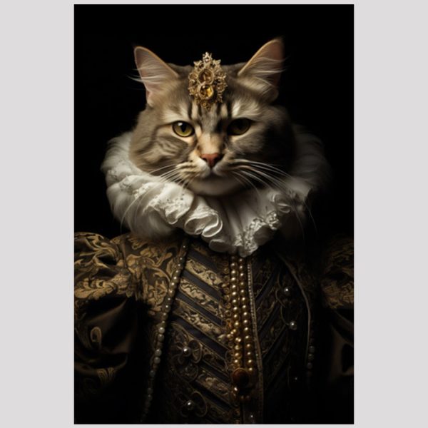 vierkant_23020-Cat in baroque-Baroque