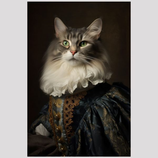 vierkant_23022-Cat in baroque-Baroque