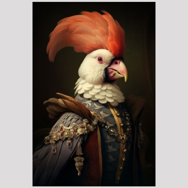 vierkant_23028-Bird in baroque-Baroque