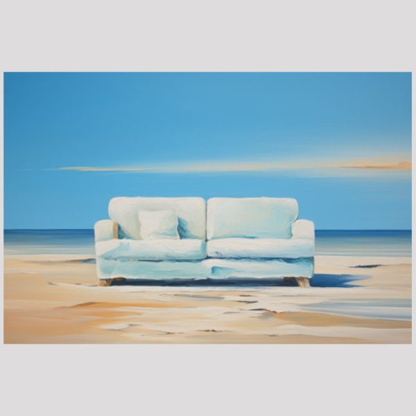 vierkant_23031-Sofa on the beach-Abstract painting