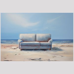 vierkant_23032-Sofa on the beach-Abstract painting