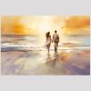 vierkant_23039-Couple at sunset-Abstract painting