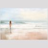 vierkant_23042-Woman in the beach-Abstract painting