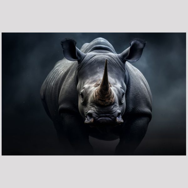 vierkant_23053-Smokey rhino-Animals