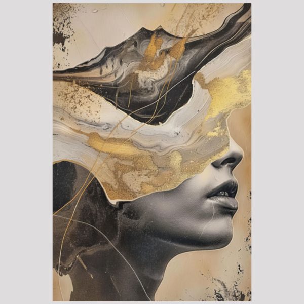 vierkant_24075-Woman golden artwork-Artwork