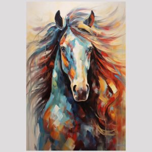 vierkant_24078-Horse-Abstract painting