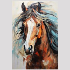 vierkant_24079-Horse-Abstract painting