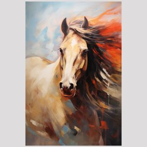 vierkant_24080-Horse-Abstract painting