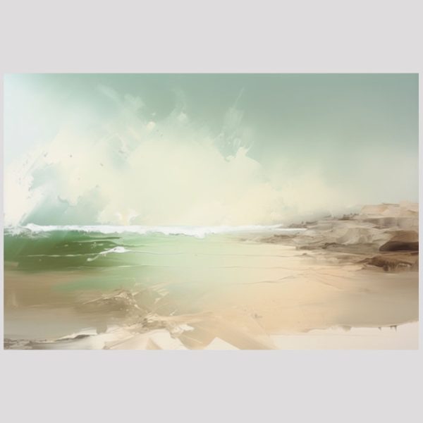 vierkant_24094-Beach green-Abstract painting