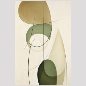vierkant_24098-Beige green-Abstract