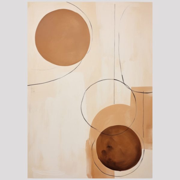 vierkant_24102-Beige brown-Abstract